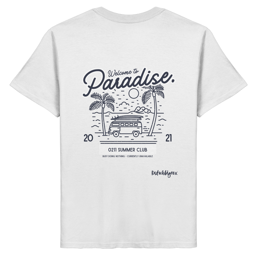 0211 Summer Club - Welcome to Paradise - Organic Basic Shirt
