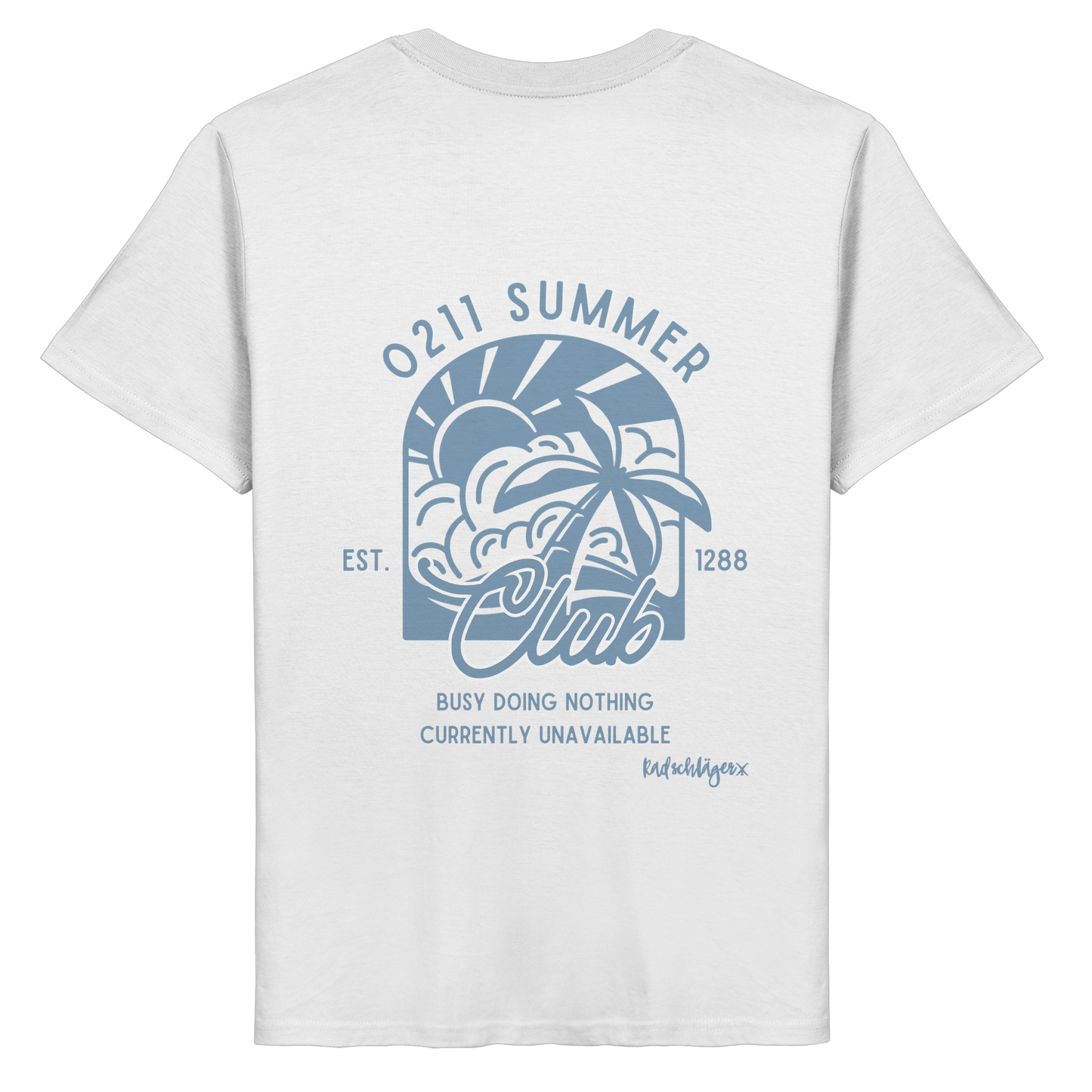 0211 Summer Club - Sunset Routine - Organic Basic Shirt