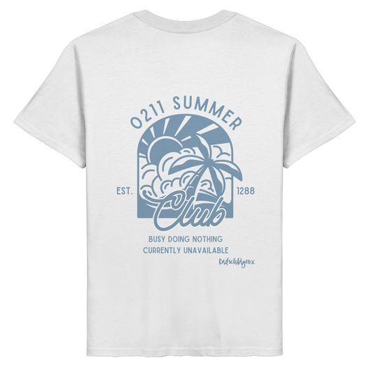 0211 Summer Club - Sunset Routine - Organic Basic Shirt