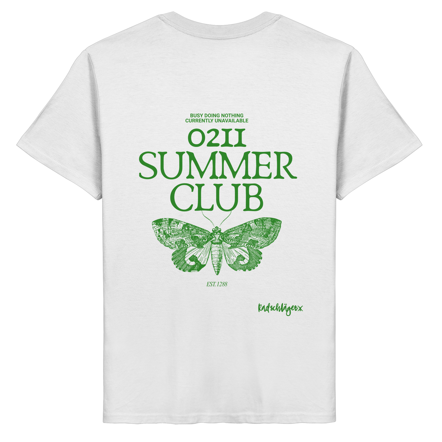 0211 Summer Club - Green Escape - Organic Basic Shirt