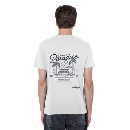 0211 Summer Club - Welcome to Paradise - Organic Basic Shirt