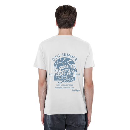 0211 Summer Club - Sunset Routine - Organic Basic Shirt