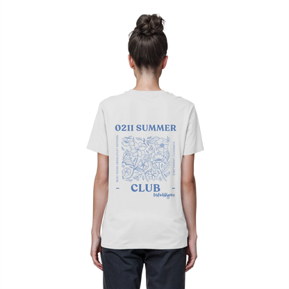 0211 Summer Club - Botanical Drift - Organic Basic Shirt