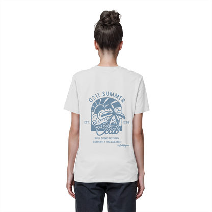 0211 Summer Club - Sunset Routine - Organic Basic Shirt