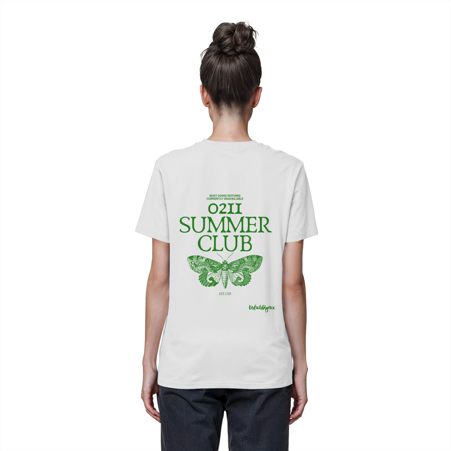 0211 Summer Club - Green Escape - Organic Basic Shirt