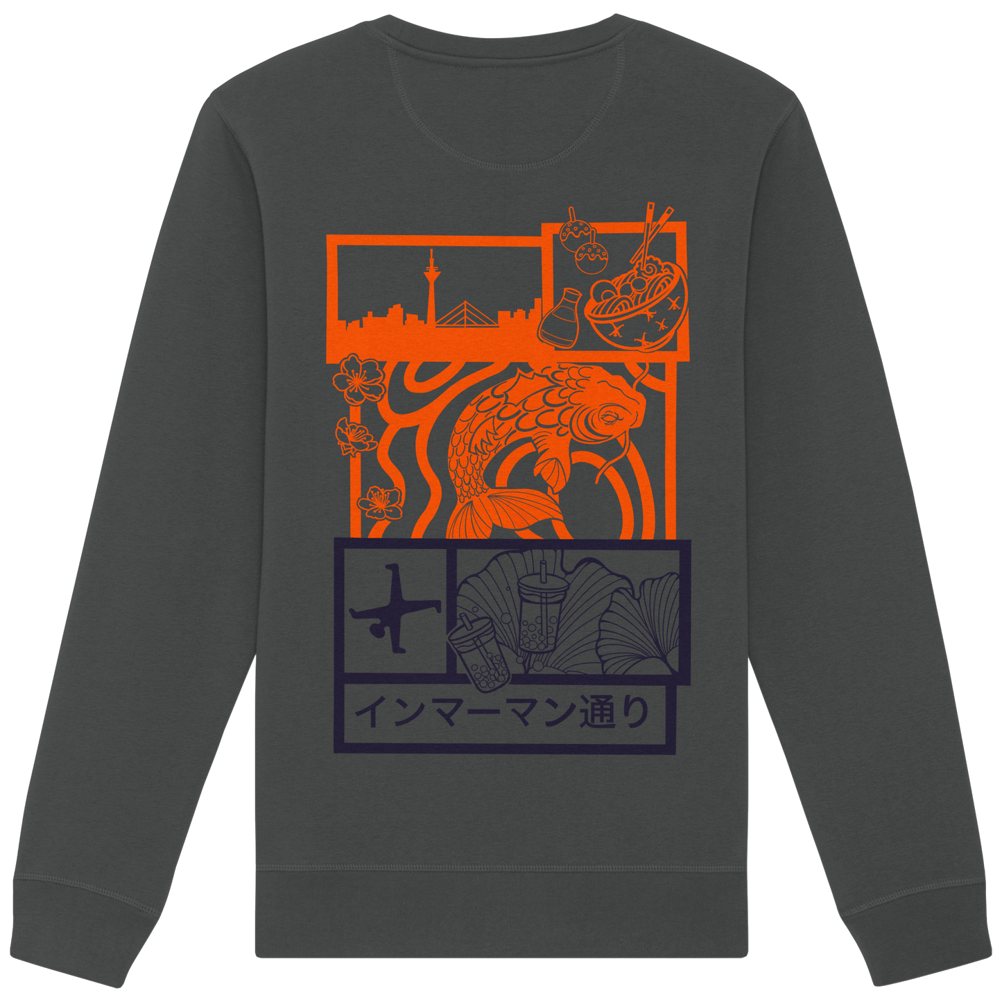 Immermann Vibes - Orange - Organic Basic Unisex Sweatshirt