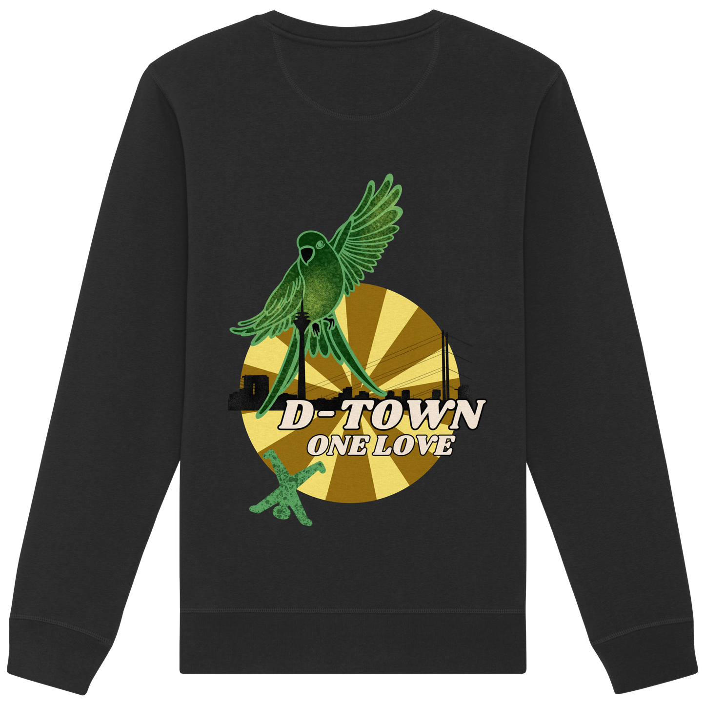 Rising Bird - Green - Organic Basic Unisex Sweatshirt