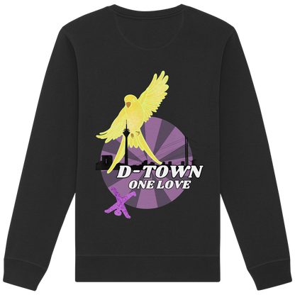 Rising Bird - Yellow - Organic Basic Unisex Sweatshirt