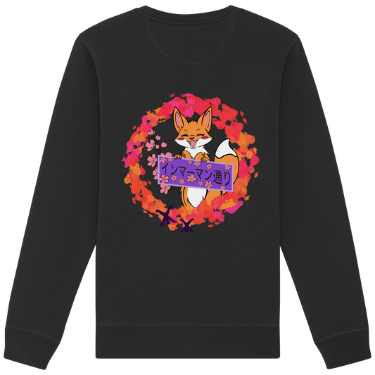 Japan - Fox - Red - Organic Basic Unisex Sweatshirt