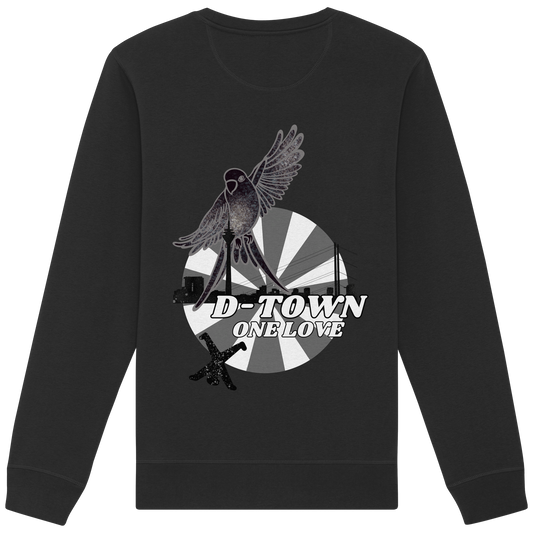 Rising Bird - Monochrome - Organic Basic Unisex Sweatshirt
