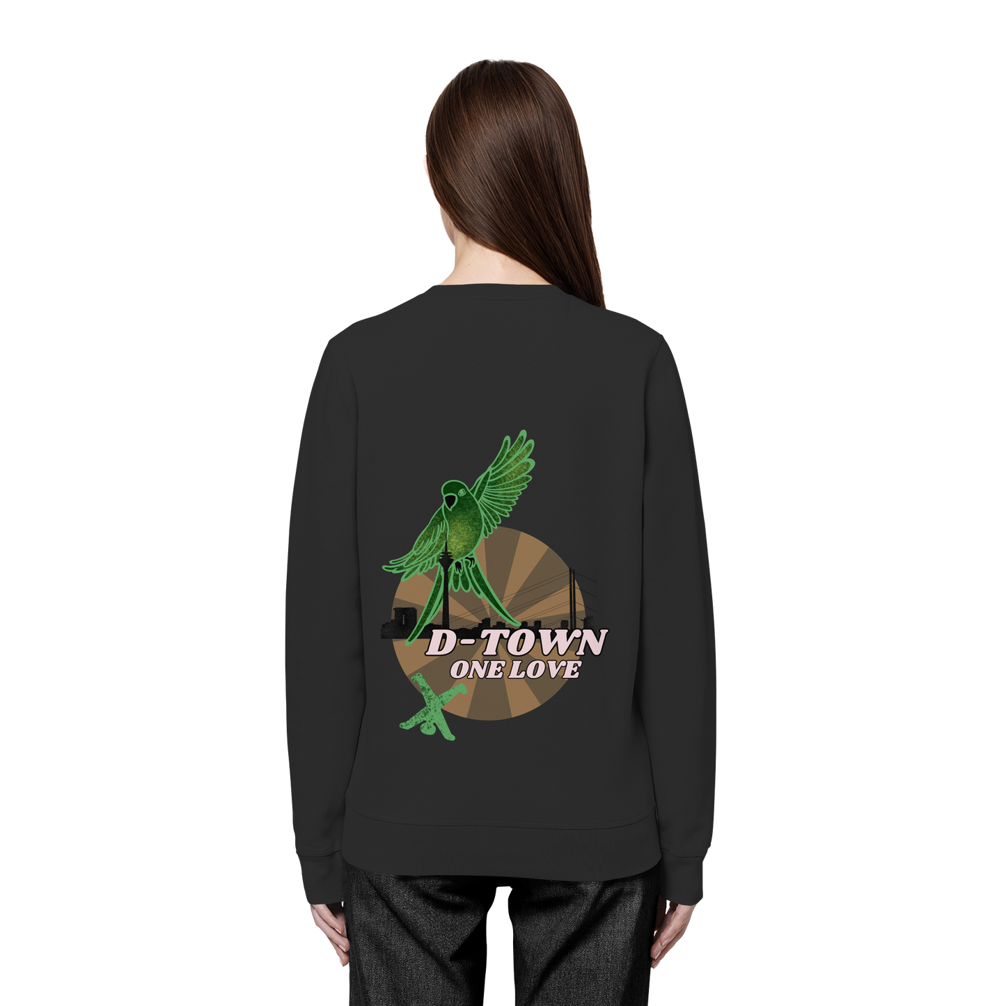 Rising Bird - Maron - Organic Basic Unisex Sweatshirt