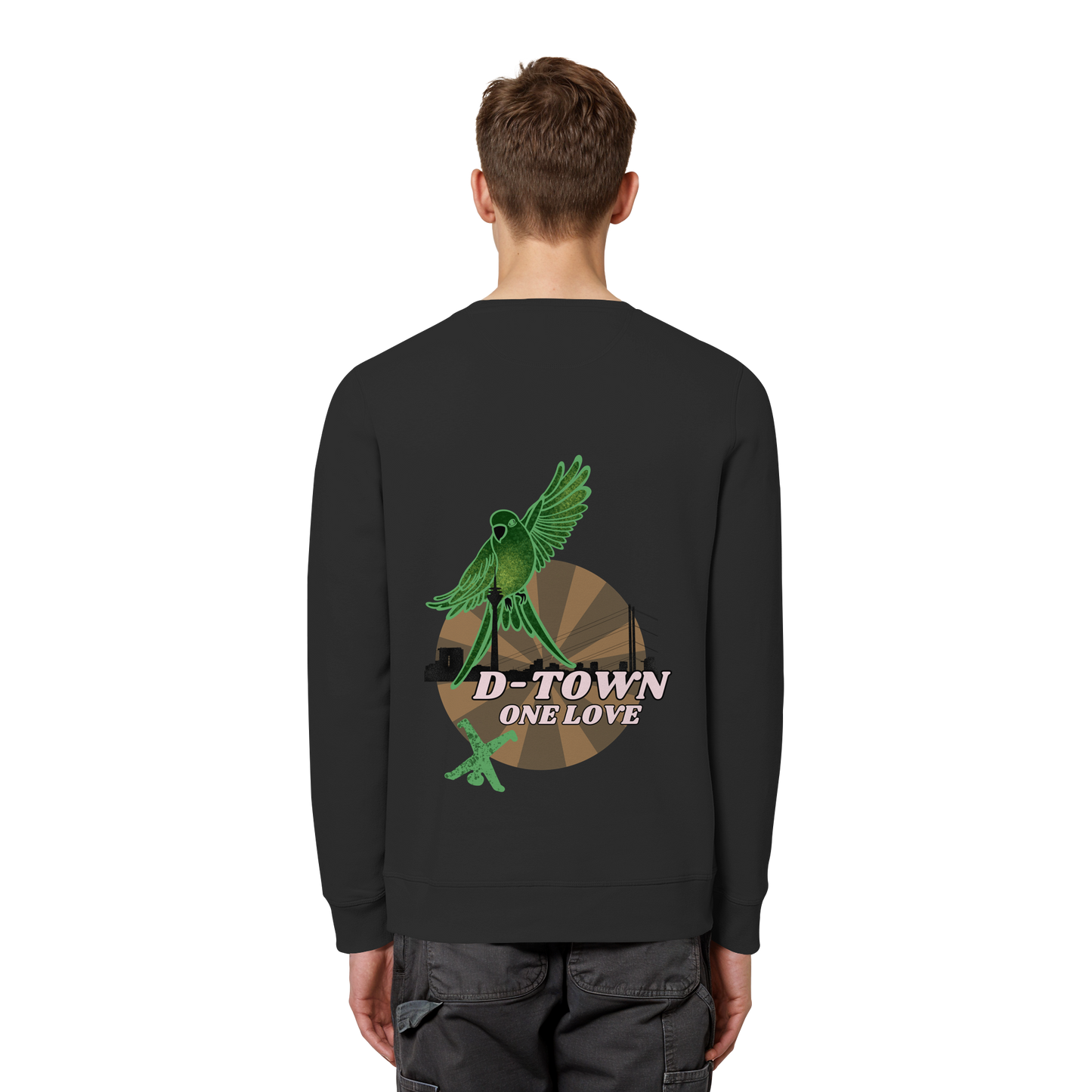 Rising Bird - Maron - Organic Basic Unisex Sweatshirt