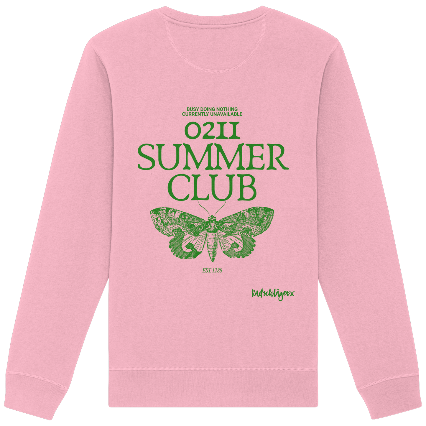 0211 Summer Club - Green Escape - Organic Basic Unisex Sweatshirt