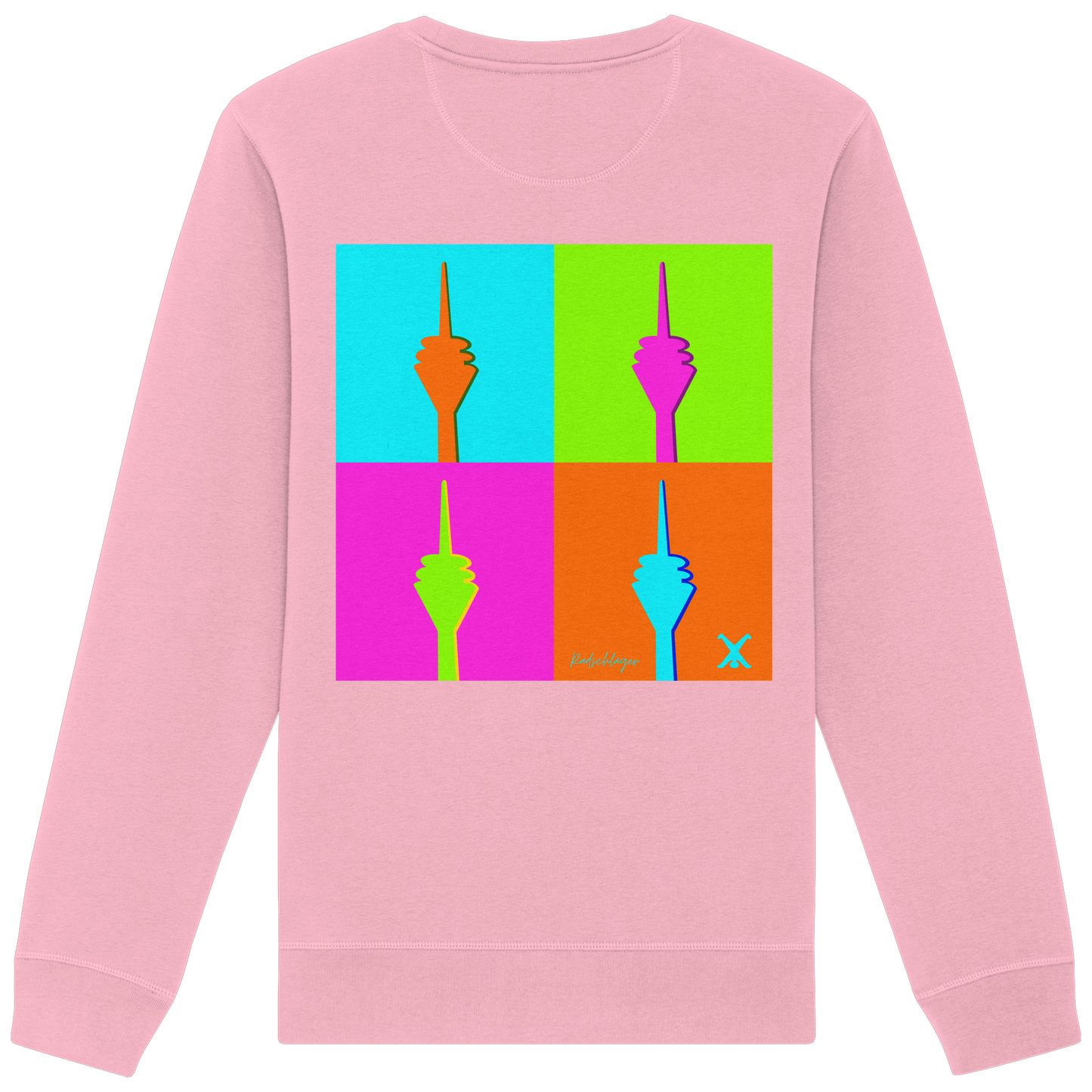0211-Tower - Organic Basic Unisex Sweatshirt