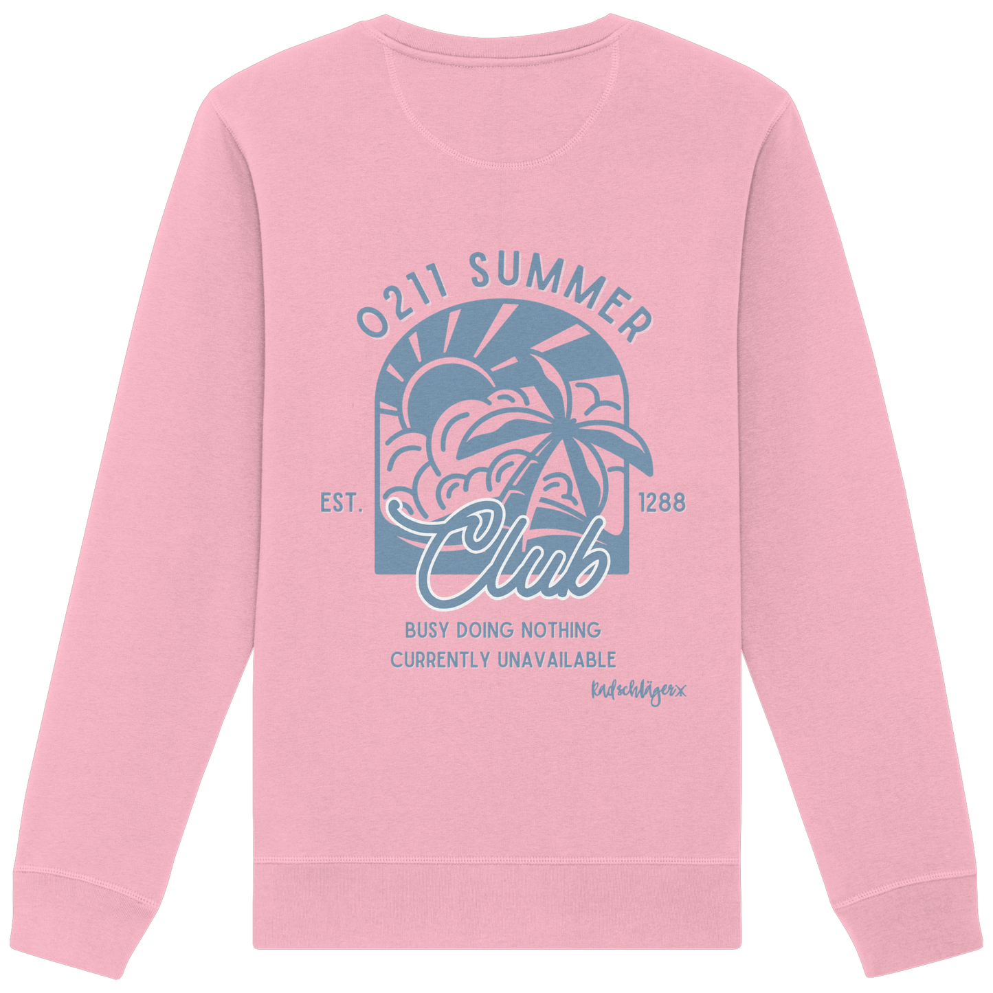 0211 Summer Club - Sunset Routine - Organic Basic Unisex Sweatshirt
