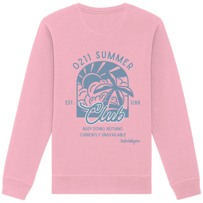 0211 Summer Club - Sunset Routine - Organic Basic Unisex Sweatshirt