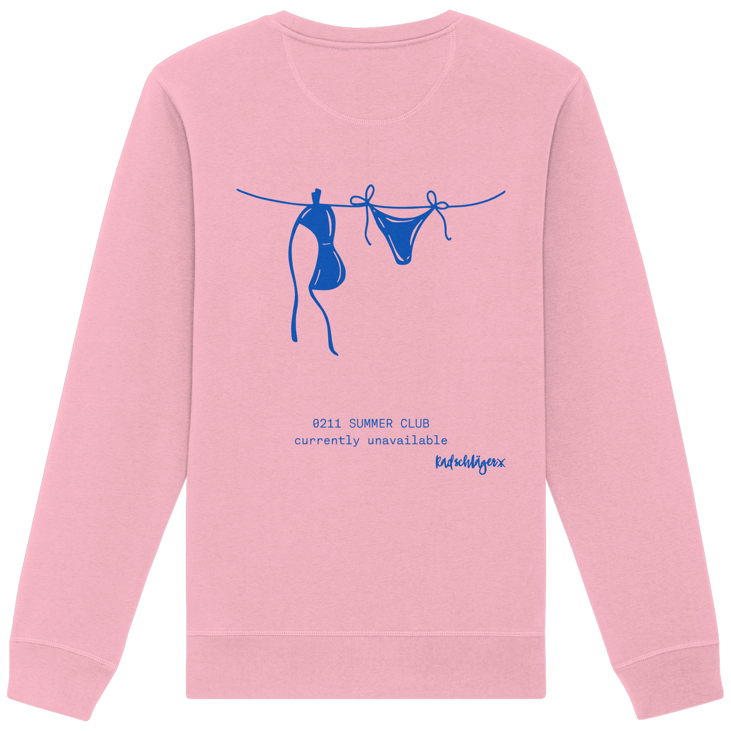 0211 Summer Club - Drying Off - Organic Basic Unisex Sweatshirt