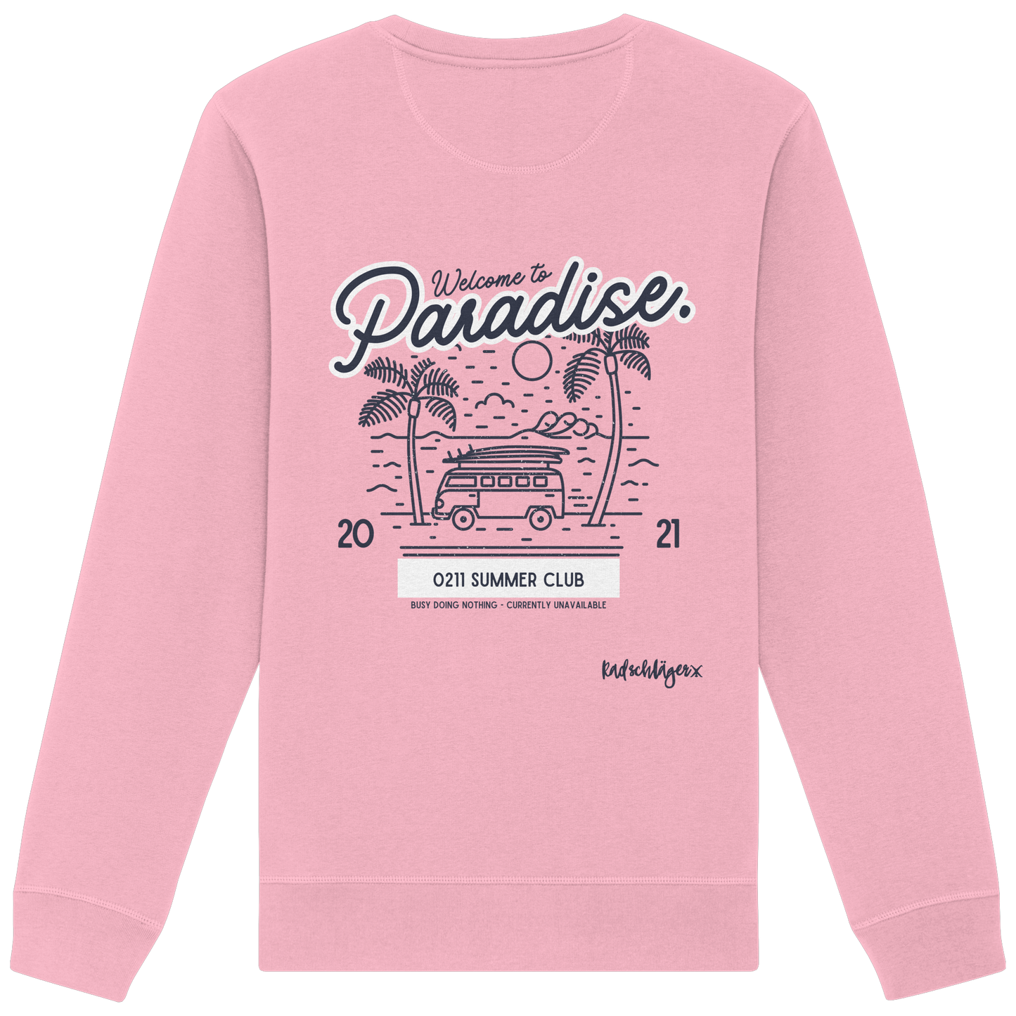 0211 Summer Club - Welcome to Paradise - Organic Basic Unisex Sweatshirt