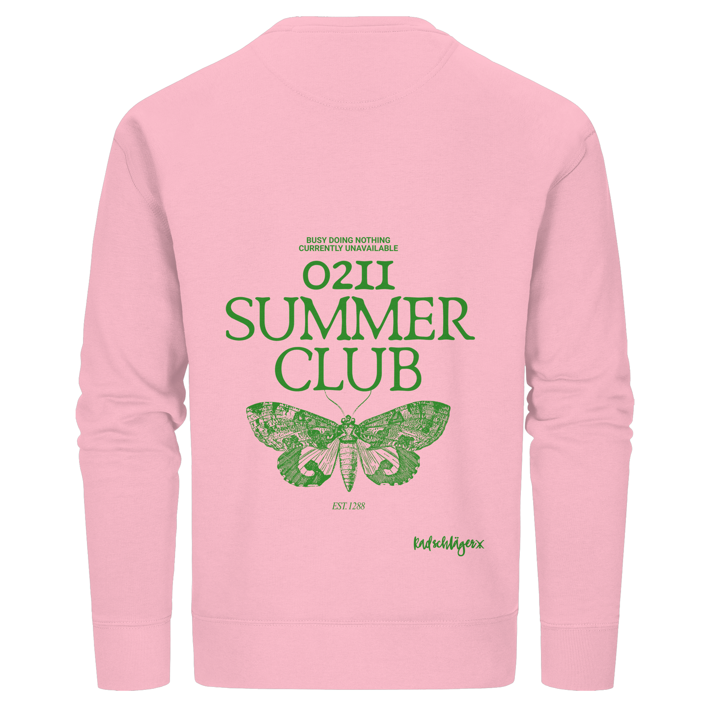 0211 Summer Club - Green Escape - Organic Basic Unisex Sweatshirt