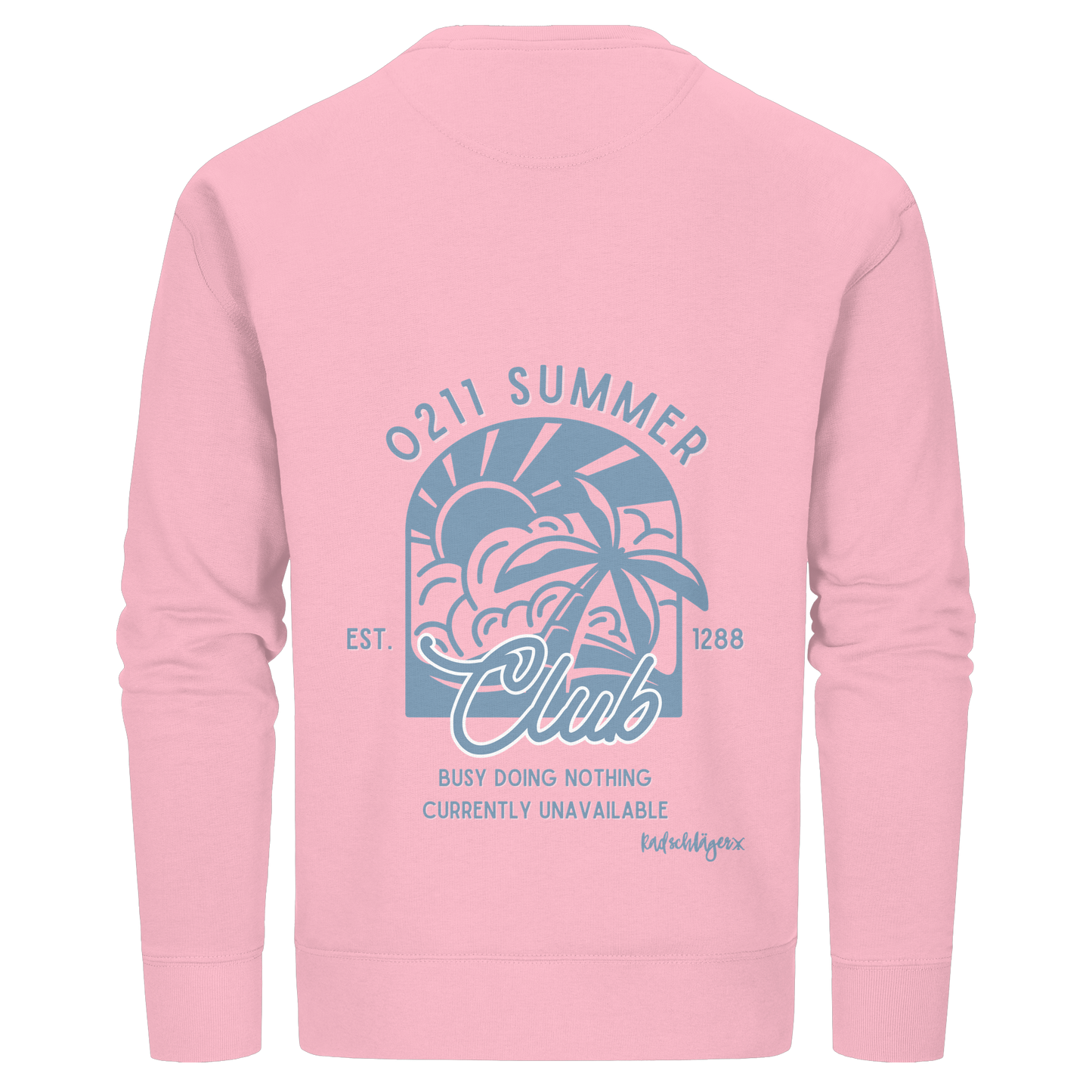 0211 Summer Club - Sunset Routine - Organic Basic Unisex Sweatshirt