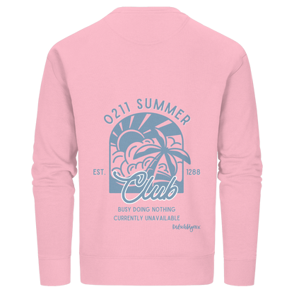 0211 Summer Club - Sunset Routine - Organic Basic Unisex Sweatshirt