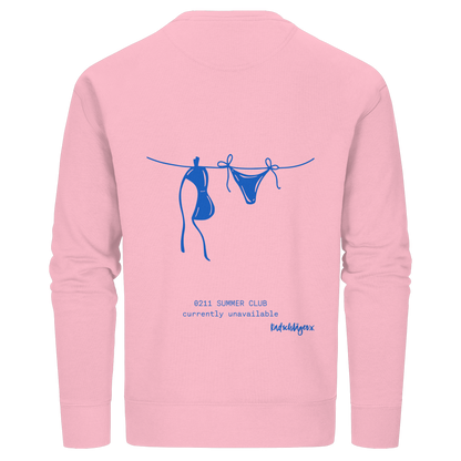 0211 Summer Club - Drying Off - Organic Basic Unisex Sweatshirt