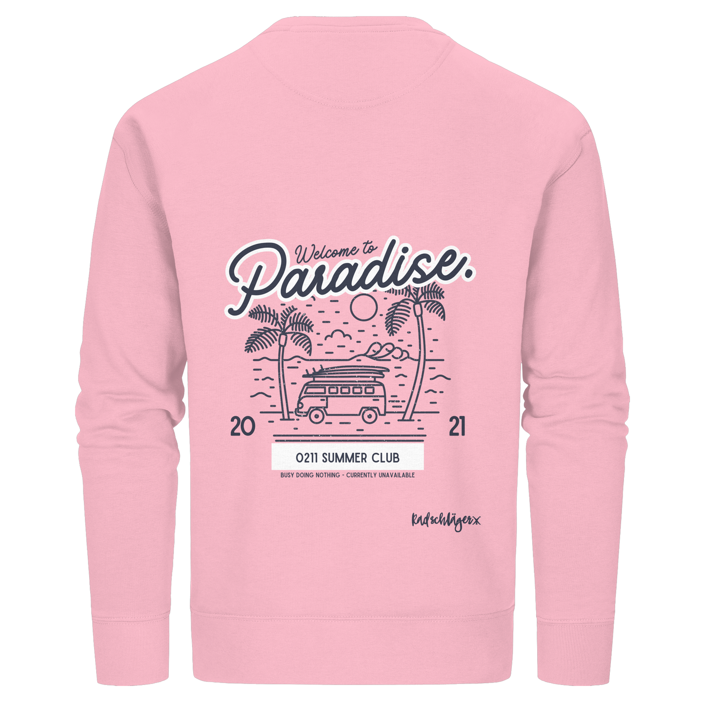0211 Summer Club - Welcome to Paradise - Organic Basic Unisex Sweatshirt
