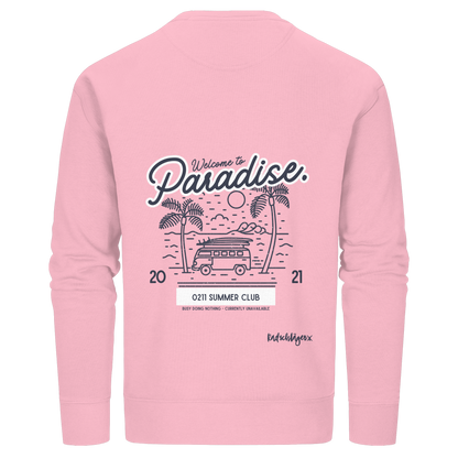 0211 Summer Club - Welcome to Paradise - Organic Basic Unisex Sweatshirt