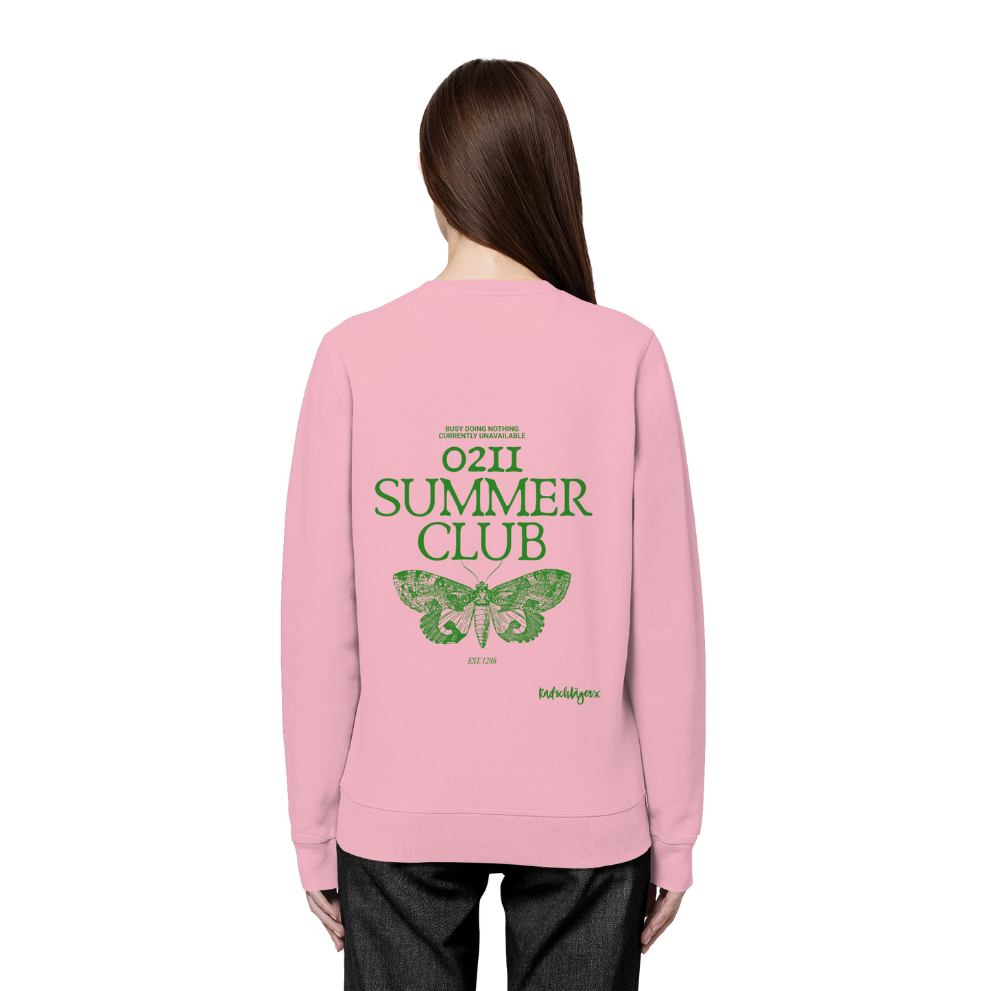 0211 Summer Club - Green Escape - Organic Basic Unisex Sweatshirt