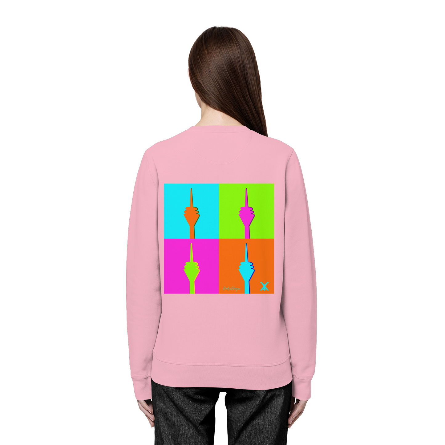 0211-Tower - Organic Basic Unisex Sweatshirt