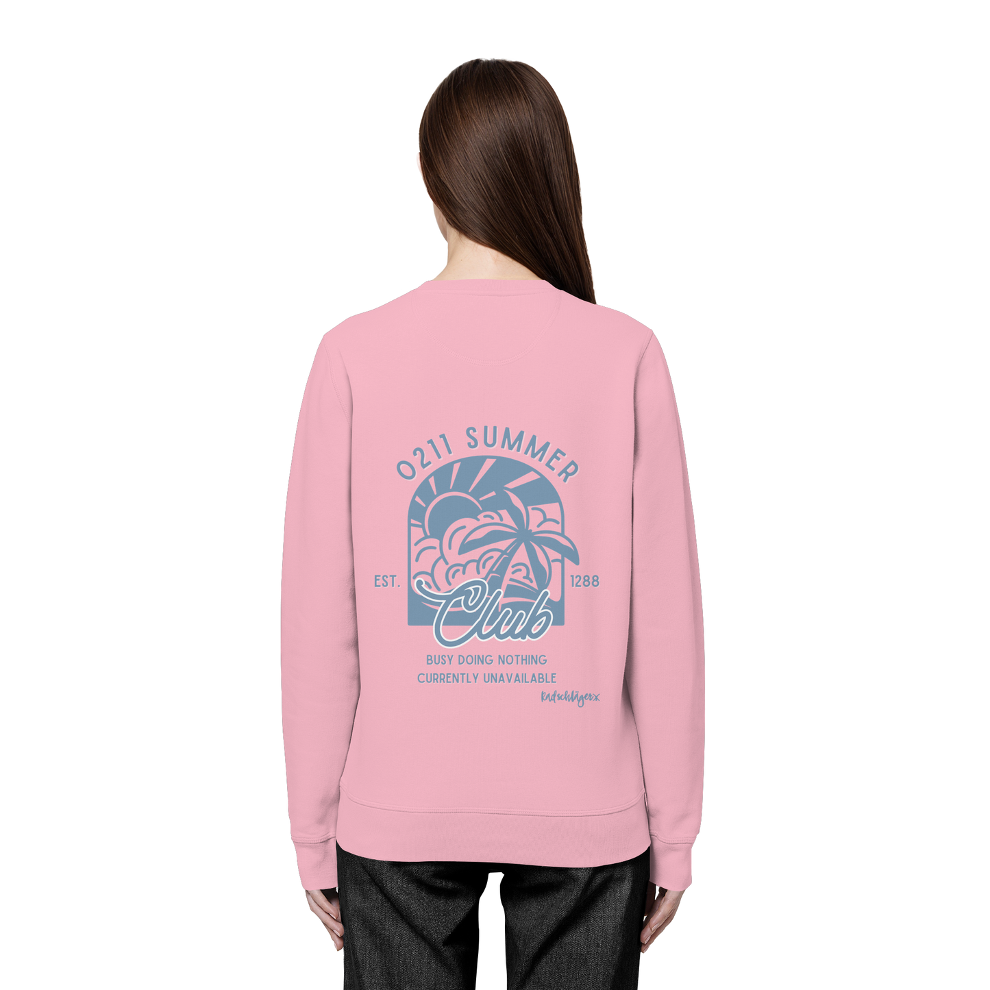 0211 Summer Club - Sunset Routine - Organic Basic Unisex Sweatshirt