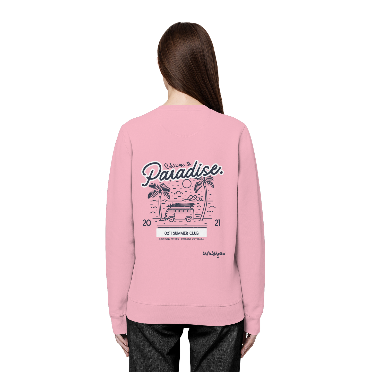 0211 Summer Club - Welcome to Paradise - Organic Basic Unisex Sweatshirt