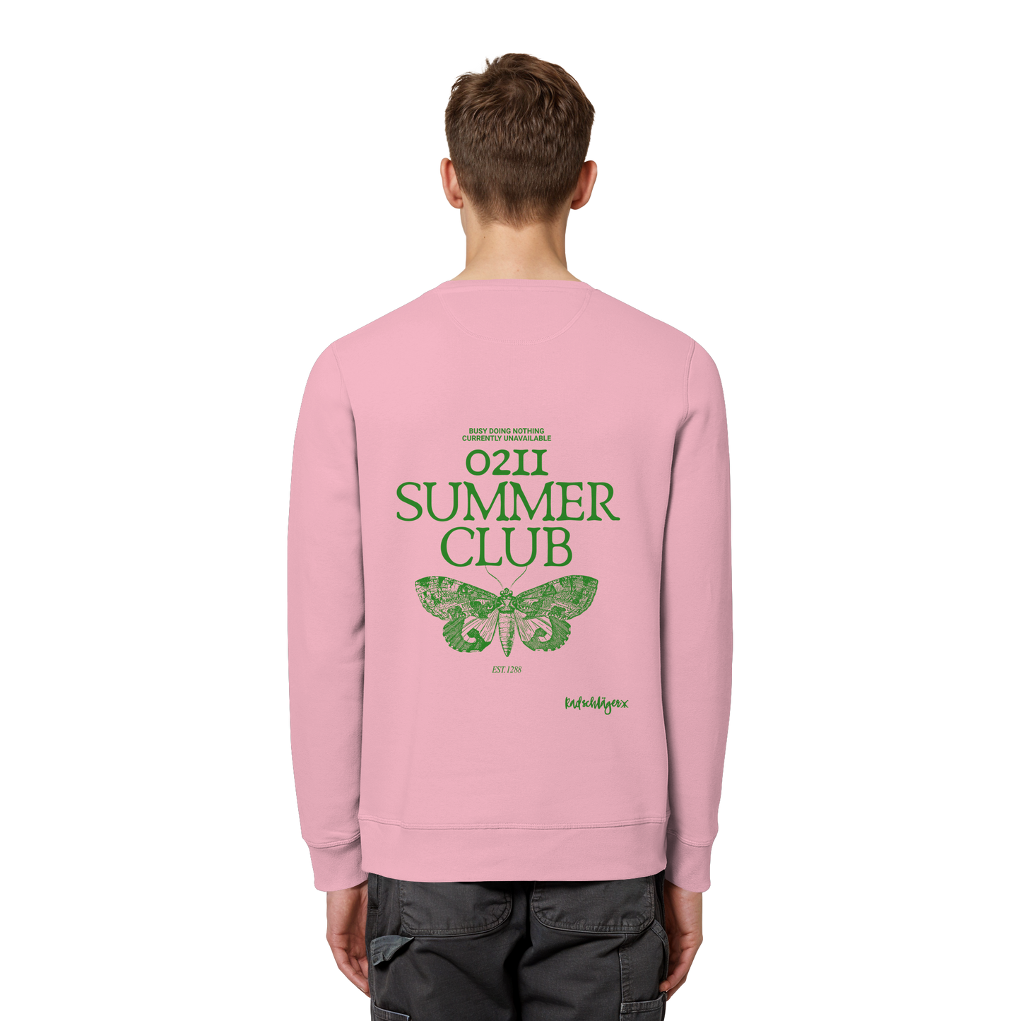 0211 Summer Club - Green Escape - Organic Basic Unisex Sweatshirt
