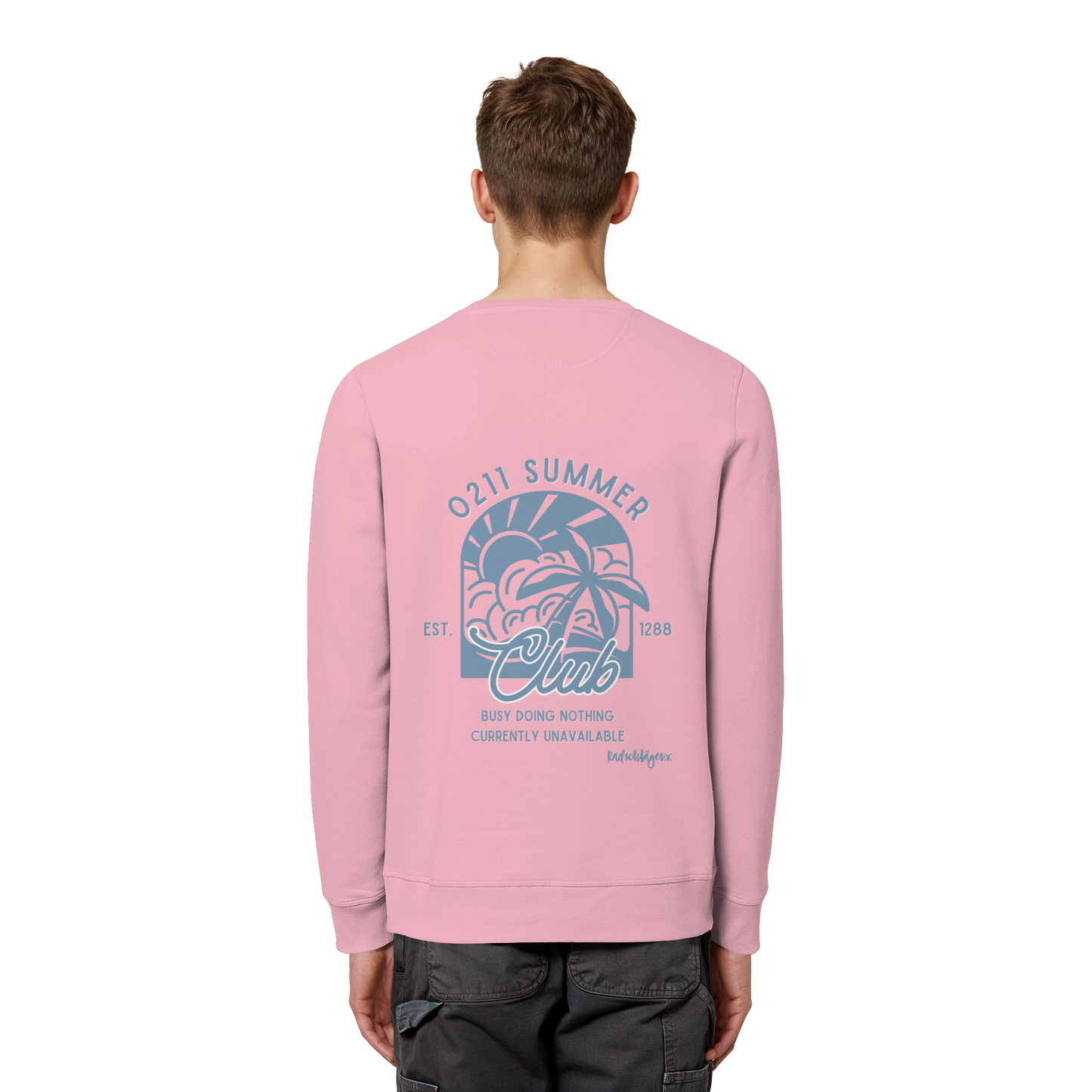 0211 Summer Club - Sunset Routine - Organic Basic Unisex Sweatshirt