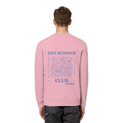 0211 Summer Club - Botanical Drift - Organic Basic Unisex Sweatshirt