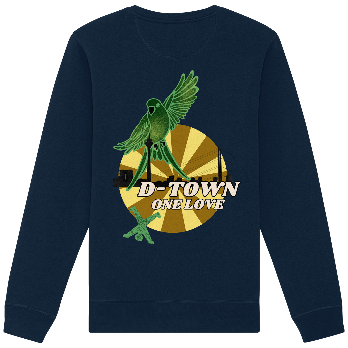 Rising Bird - Green - Organic Basic Unisex Sweatshirt