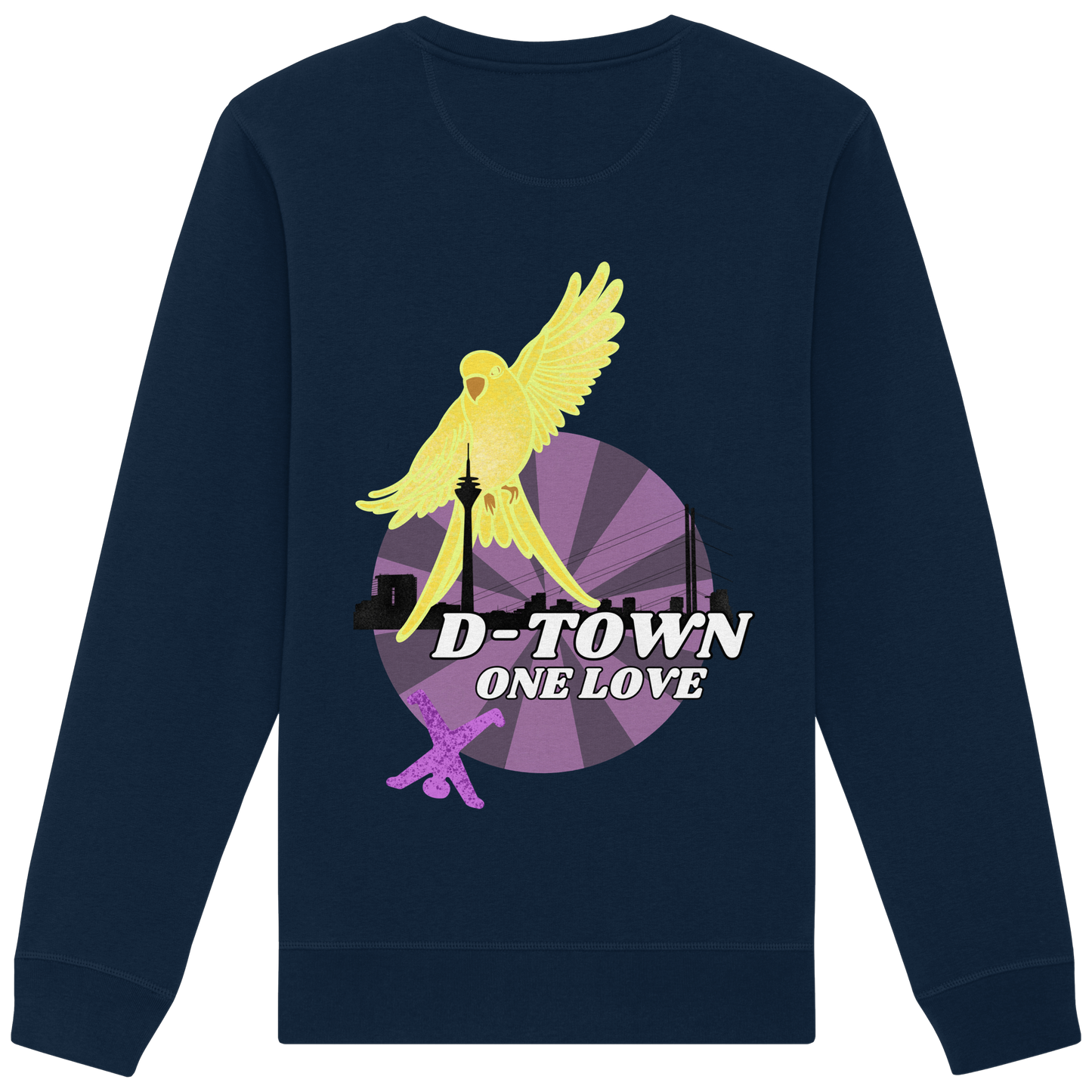 Rising Bird - Yellow - Organic Basic Unisex Sweatshirt