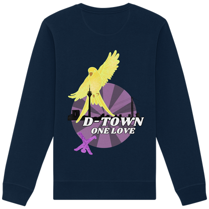 Rising Bird - Yellow - Organic Basic Unisex Sweatshirt