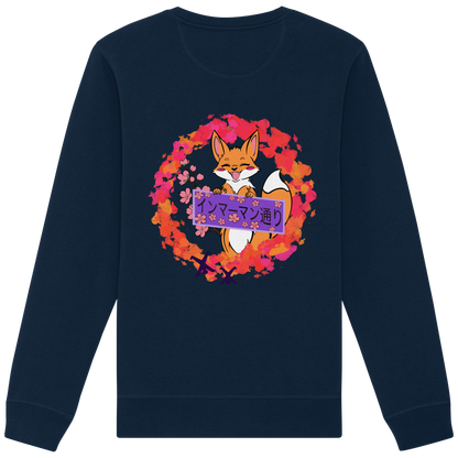 Japan - Fox - Red - Organic Basic Unisex Sweatshirt
