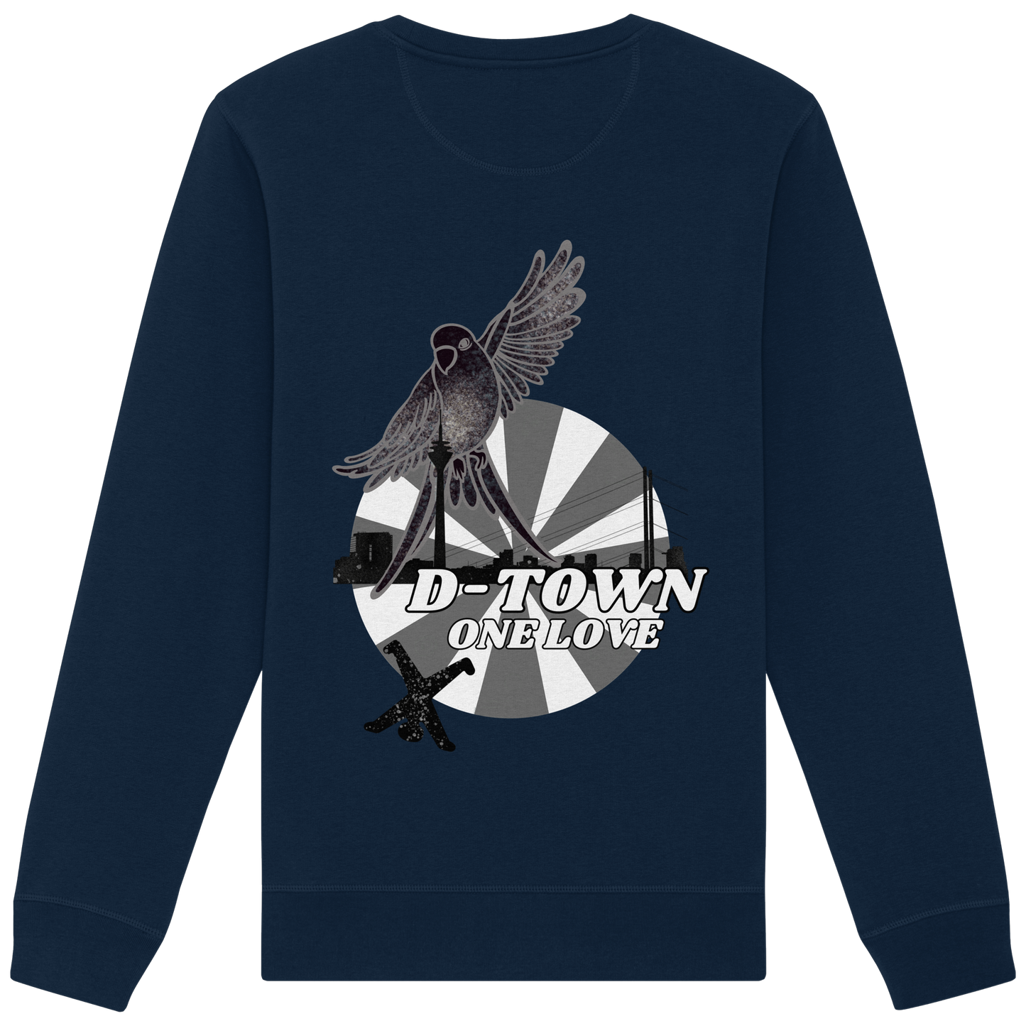 Rising Bird - Monochrome - Organic Basic Unisex Sweatshirt