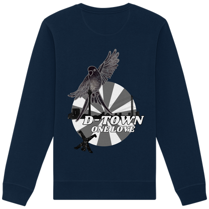 Rising Bird - Monochrome - Organic Basic Unisex Sweatshirt