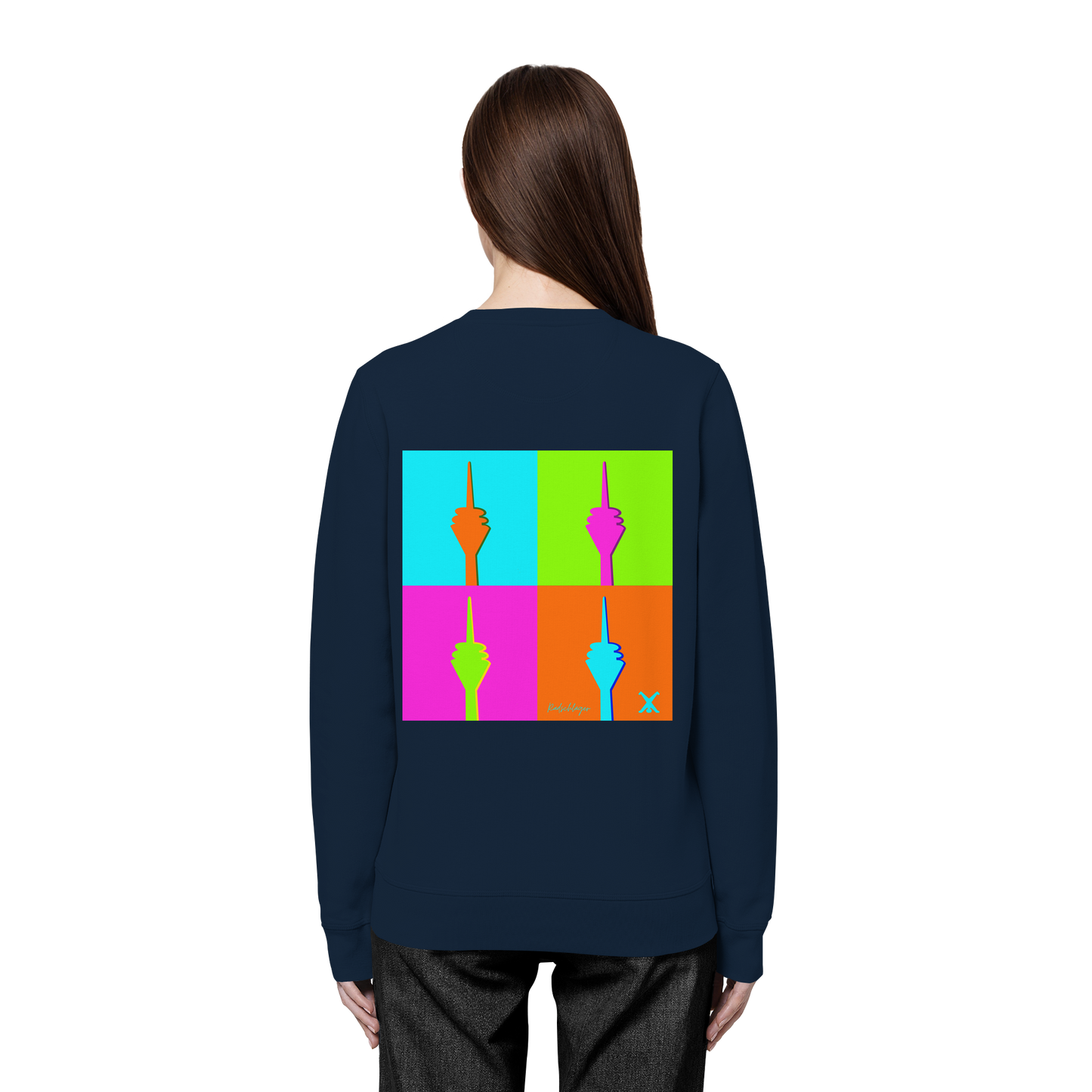 0211-Tower - Organic Basic Unisex Sweatshirt