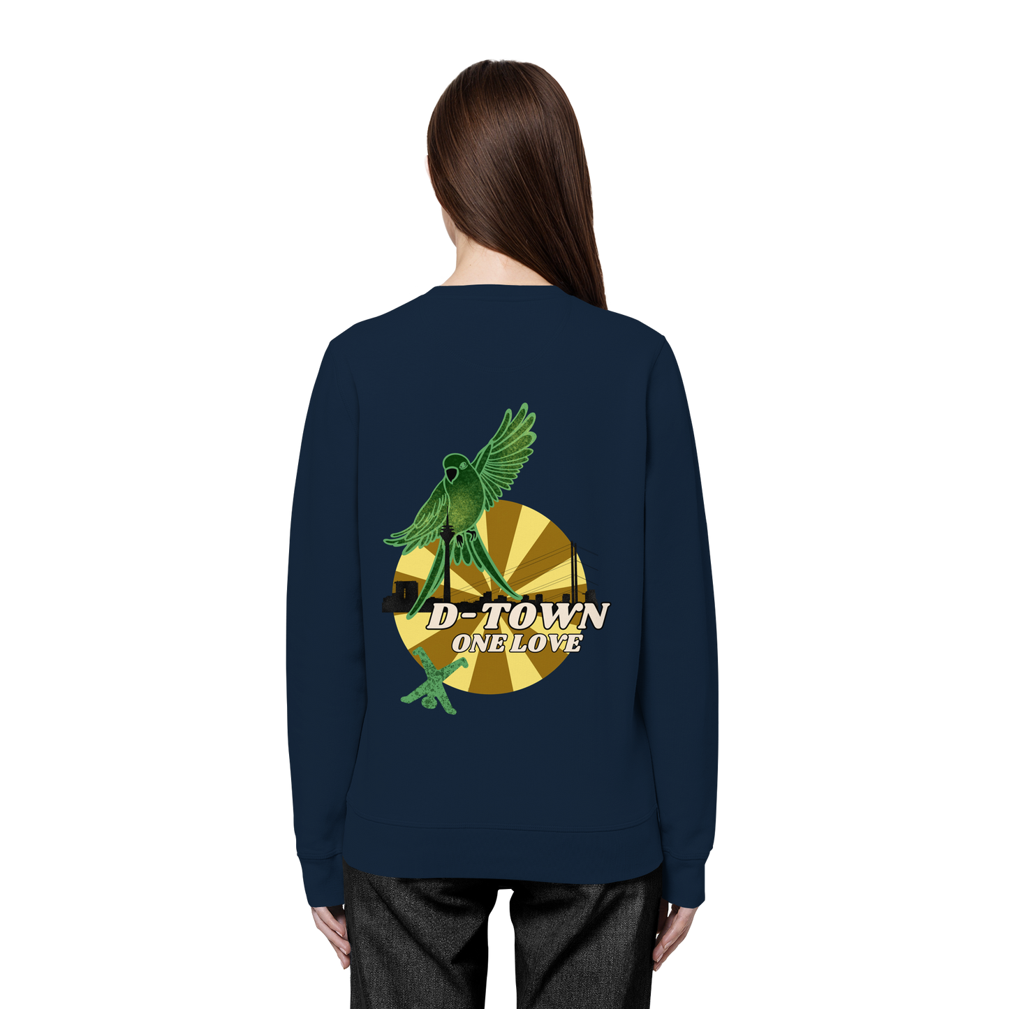 Rising Bird - Green - Organic Basic Unisex Sweatshirt