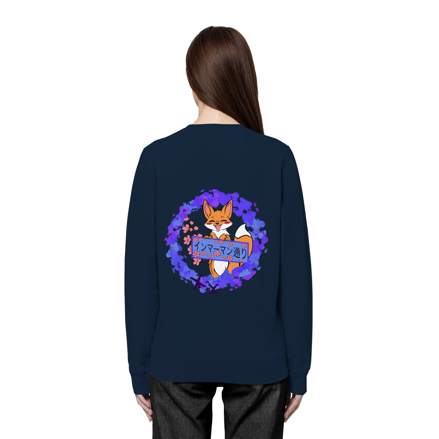 Japan - Fox  - Organic Basic Unisex Sweatshirt