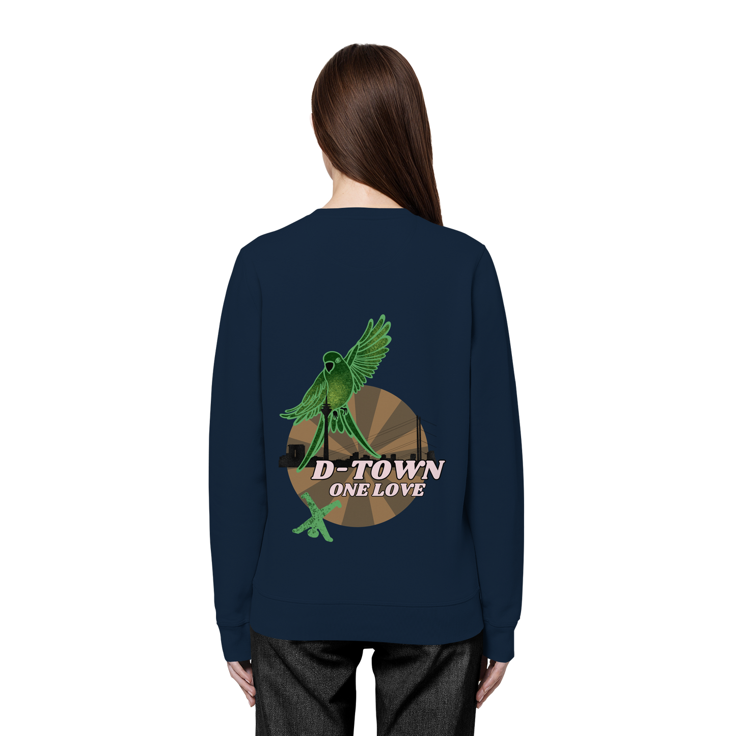 Rising Bird - Maron - Organic Basic Unisex Sweatshirt