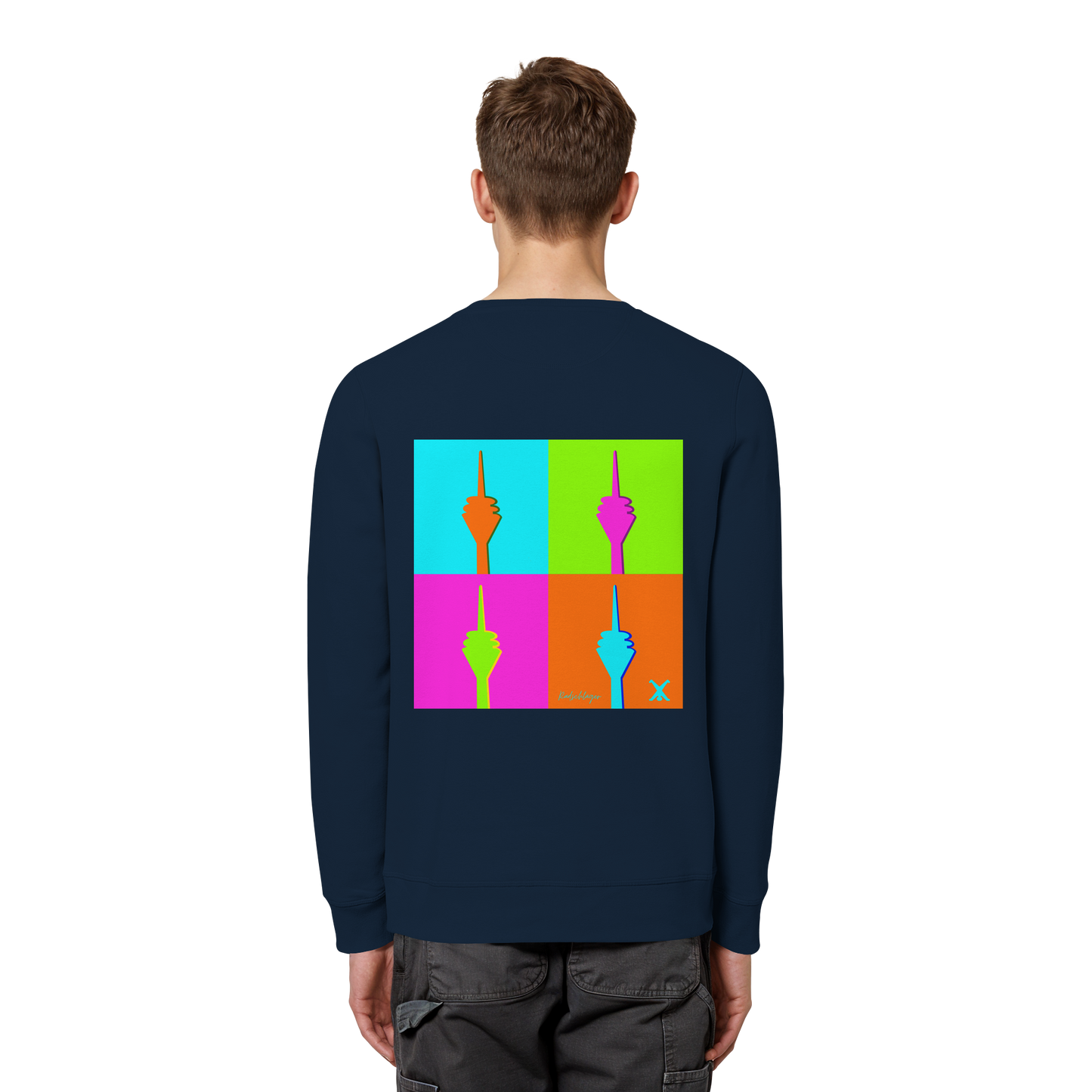 0211-Tower - Organic Basic Unisex Sweatshirt