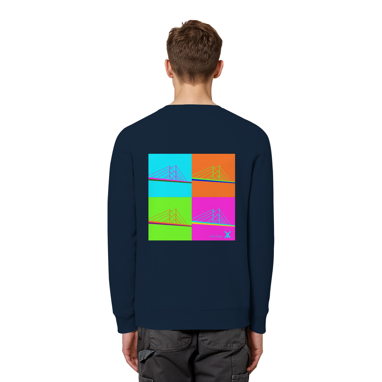 0211-Bridge - Organic Basic Unisex Sweatshirt