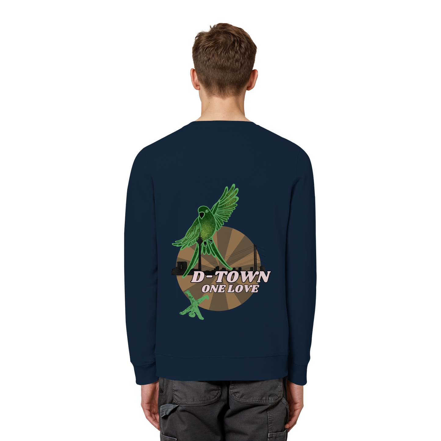 Rising Bird - Maron - Organic Basic Unisex Sweatshirt