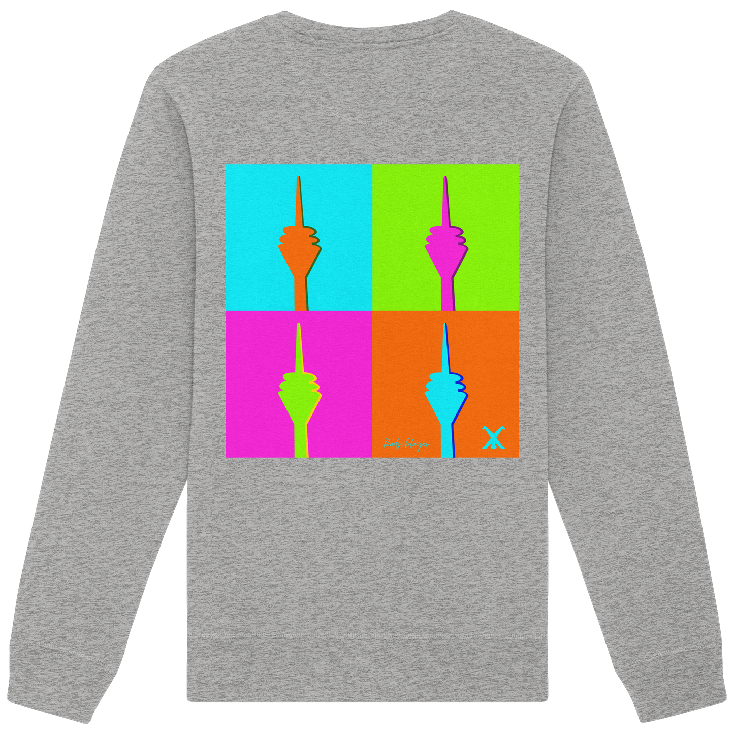 0211-Tower - Organic Basic Unisex Sweatshirt