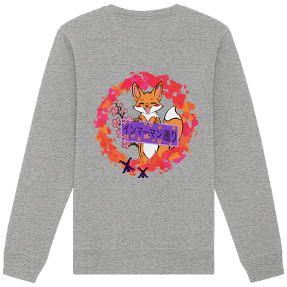 Japan - Fox - Red - Organic Basic Unisex Sweatshirt